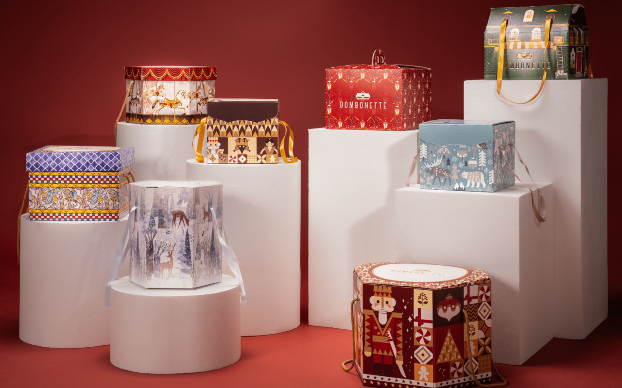 Collezione Bombonette Natale 2025: il packaging diventa magia